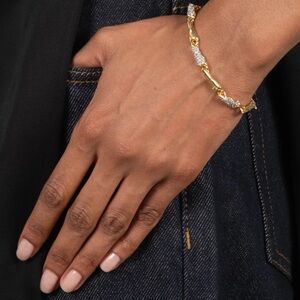 ALEXIS BITTAR • Solanales Crystal Linked Spear Bracelet